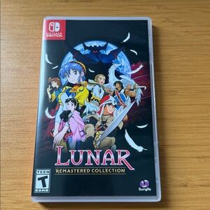 Lunar remastered Collection 1& 2 for Nintendo Switch 1, 2, & Lite